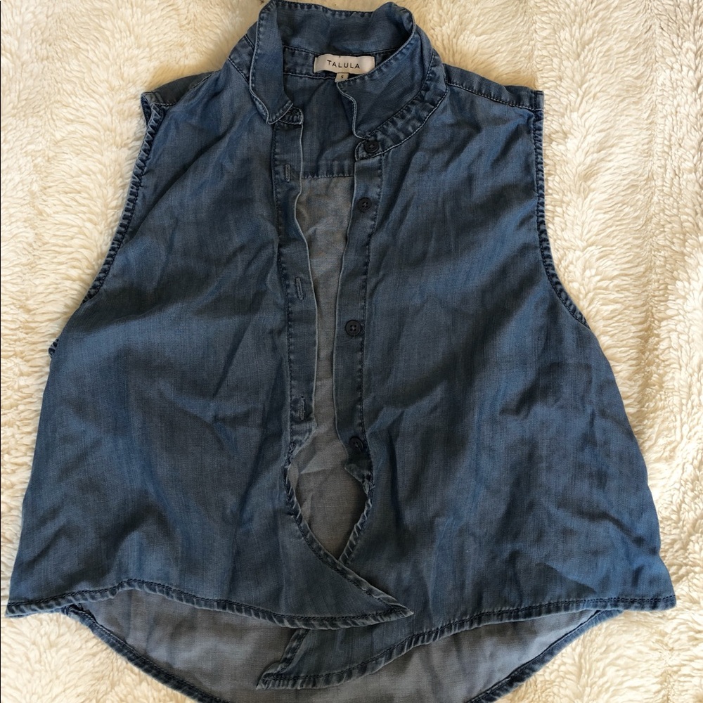 Denim top